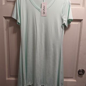 Tee shirt tank/dress, beach cover up